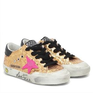 Never worn golden goose girls super star shoes size 30